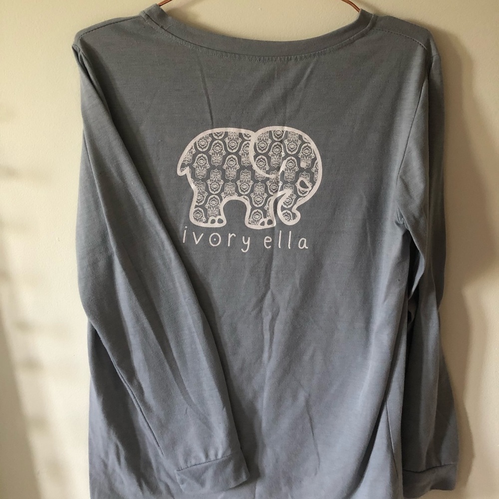 Blue/Gray Ivory Ella Shirt